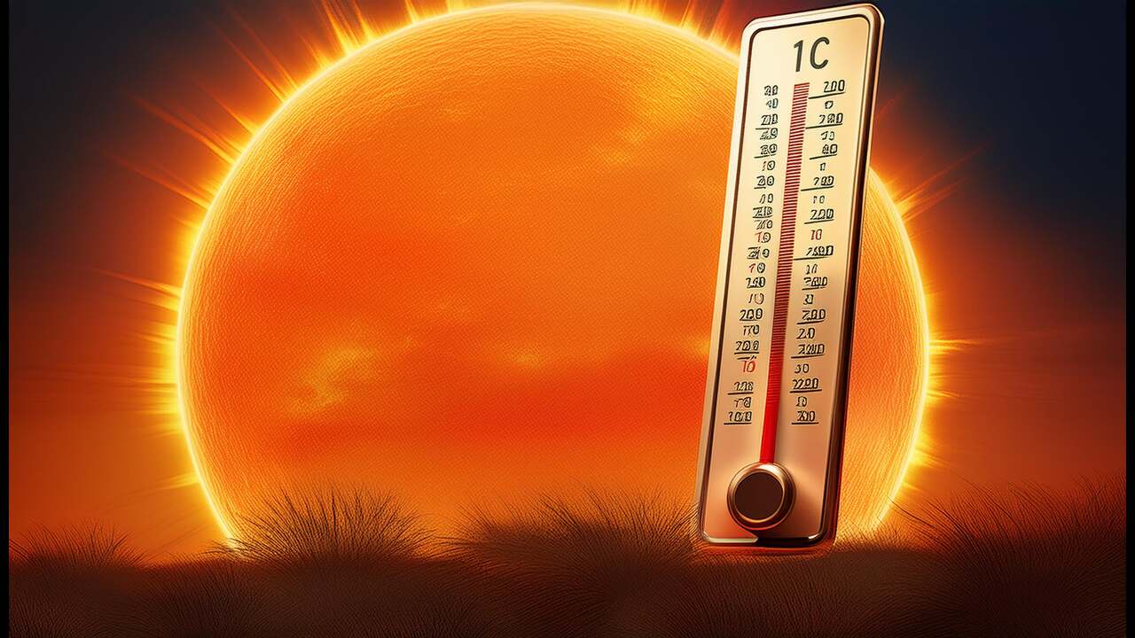 Hottest day on earth planet heating up as global warming increases