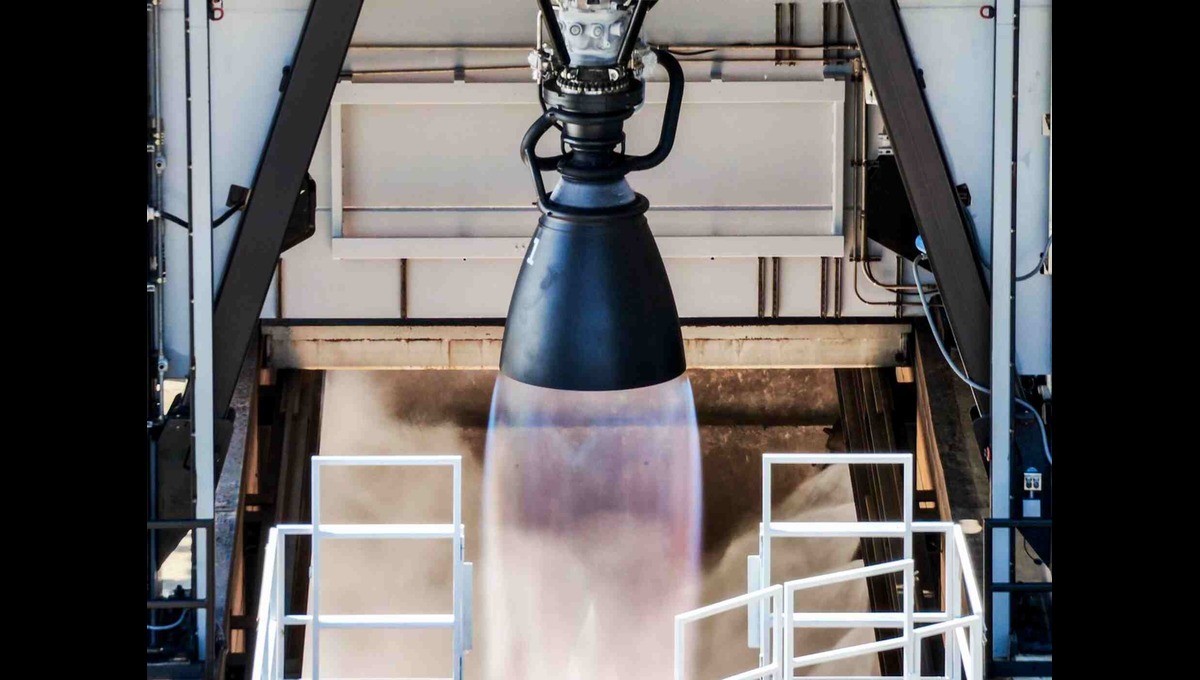 Raptor 3 engine firing test