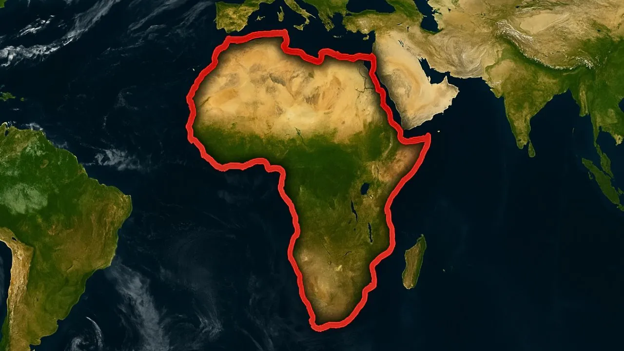 Africa is splitting into two continents