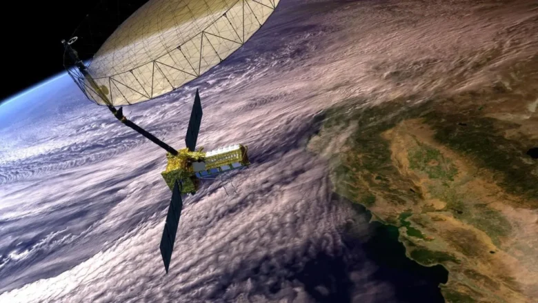 Conceptual image of the NISAR satellite.