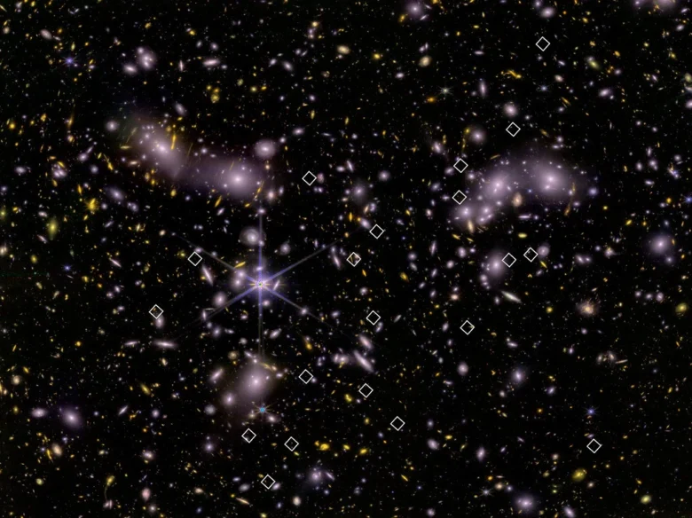Giant galaxy cluster Abell 2744