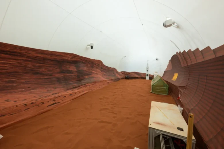 Sandbox portion of the CHAPEA Mars mission.