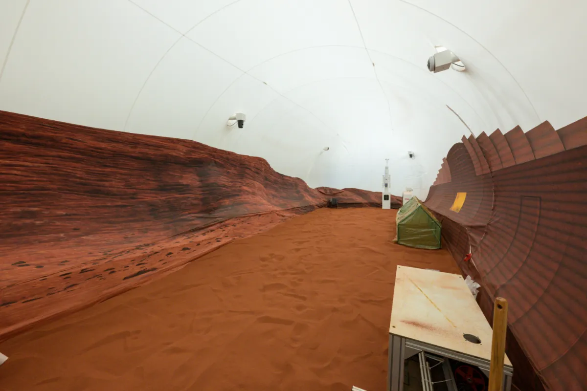 Sandbox portion of the CHAPEA Mars mission.