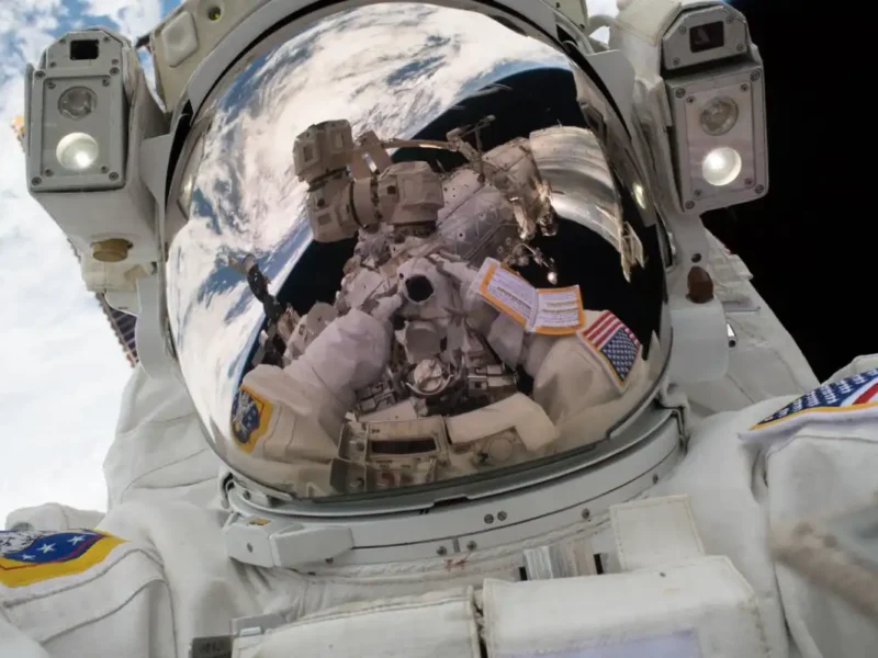 Space Selfie Captured by Mark Vande Hei.