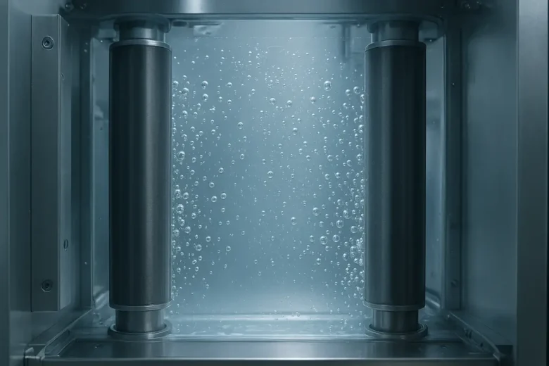 Artist's concept of Electrolysis machine.