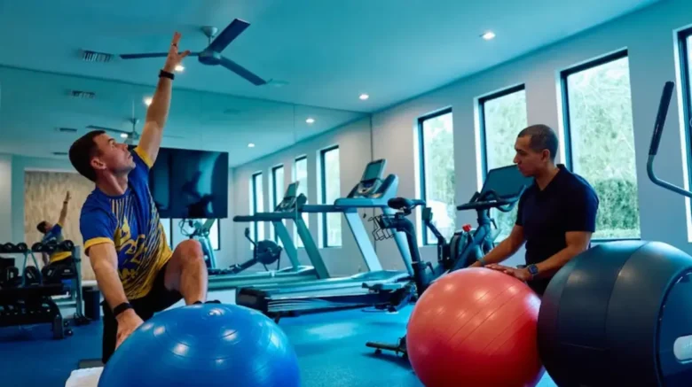 Marcus Wandt trains with MSIs Emiliano Ventura