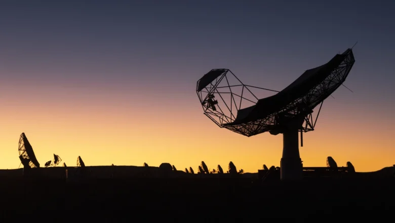 SKAO mid radio telescope.