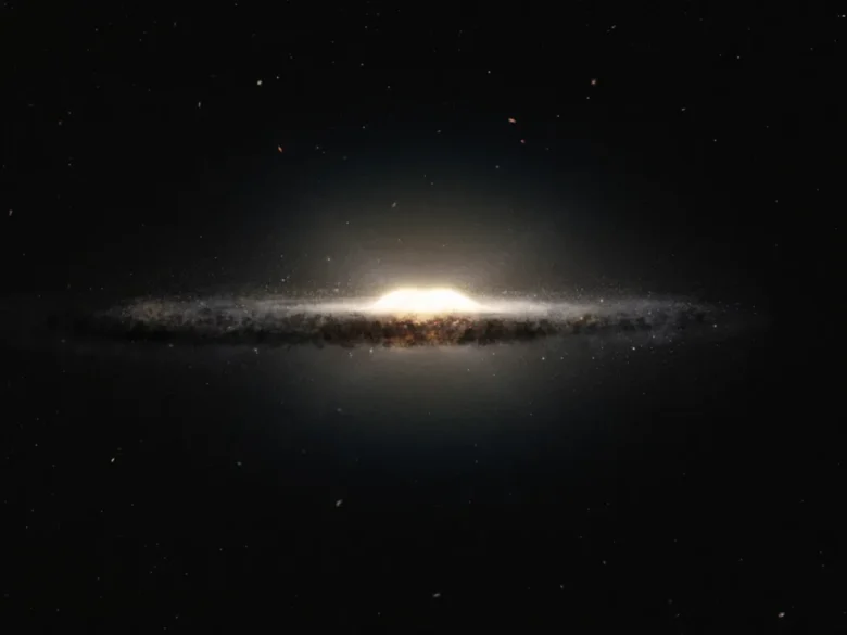 Artist's concept of the Milky Way's Central Bulge.
