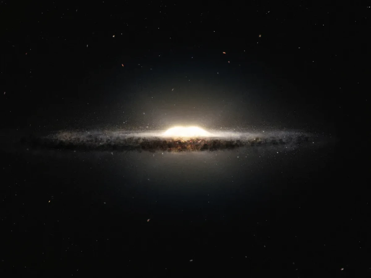 Artist's concept of the Milky Way's Central Bulge.
