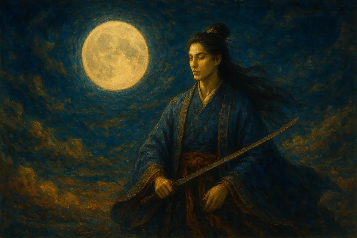 Japanese moon god Tsukuyomi.
