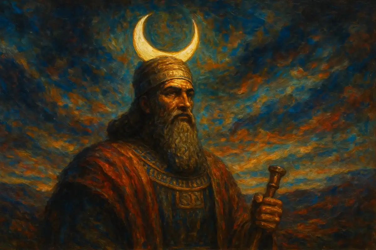 Mesopotamian Moon God Sin.