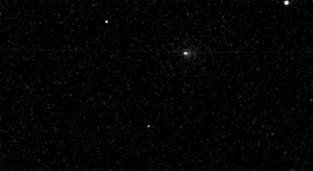 IInterstellar comet 3I ATLAS captured by ESAs ExoMars trace gas orbiter.