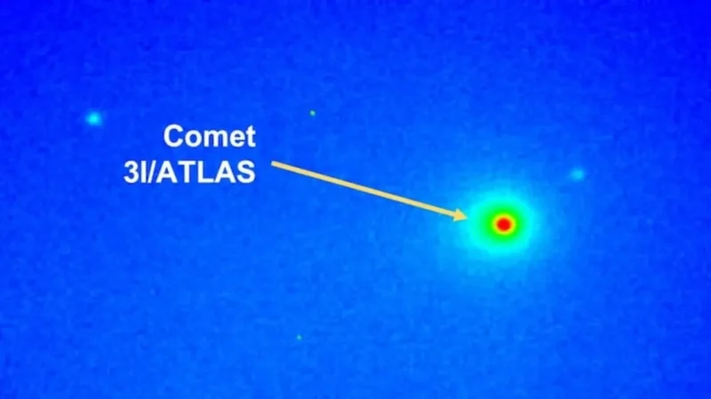 Comet 3I/ATLAS captured by ISRO.