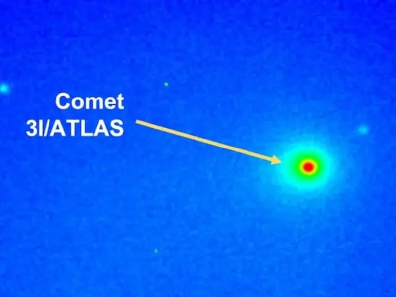 ISRO captures Interstellar Comet 3I/ATLAS from Mount Abu as it exits the Solar System