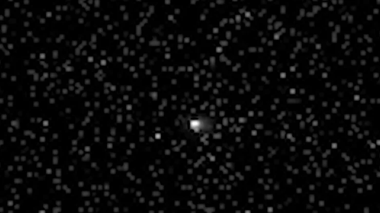 Rare Interstellar Comet 3I/ATLAS Captured by China's Tianwen-1 Orbiter During Mars Flyby.