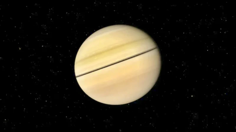 Saturn with no Rings.