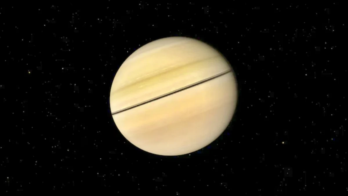 Saturn with no Rings.