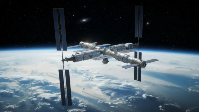Artist's concept of Tiangong Space Station.
