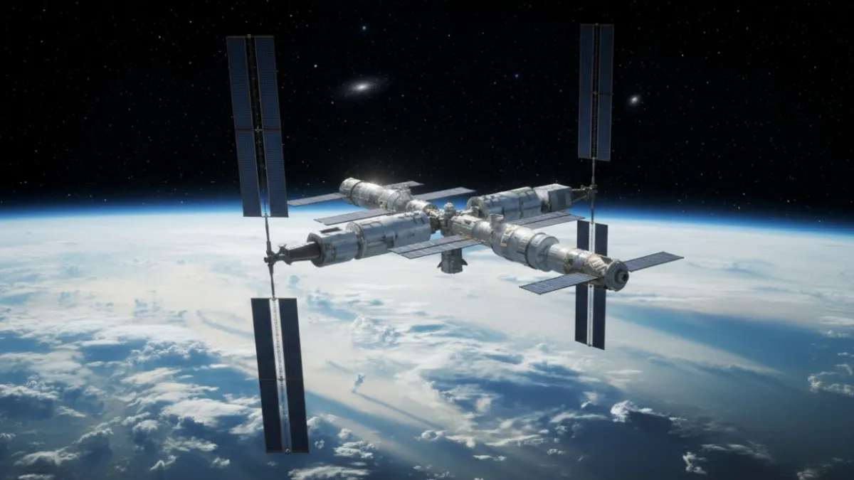 Artist's concept of Tiangong Space Station.