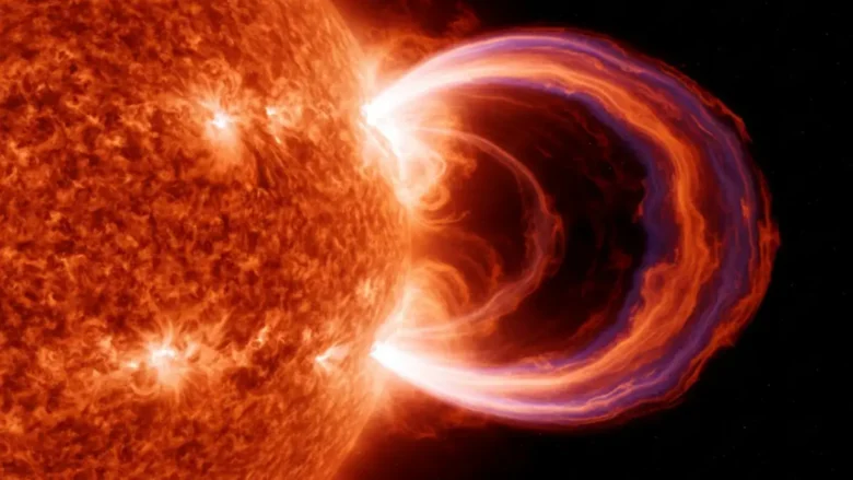 A massive Solar Flare.