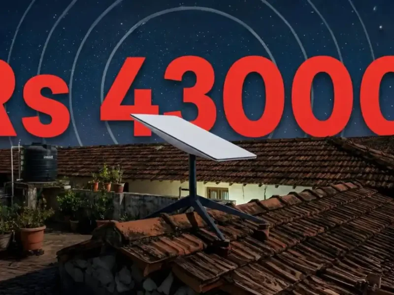 Starlink Disappoints Indian Users With ₹34,000 Setup Fee and ₹8,600 Monthly Bill