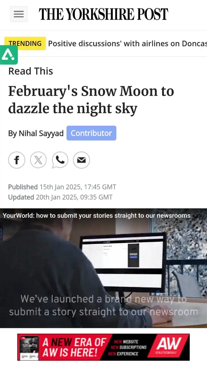 Yorkshire post feature