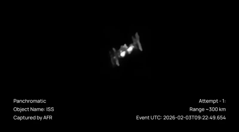 On-orbit-picture of ISS.