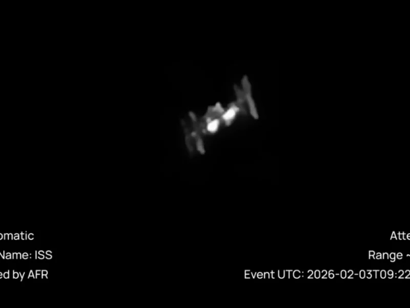 Hyderabad-based Azista Space Industries Captures ISS from the Orbit!