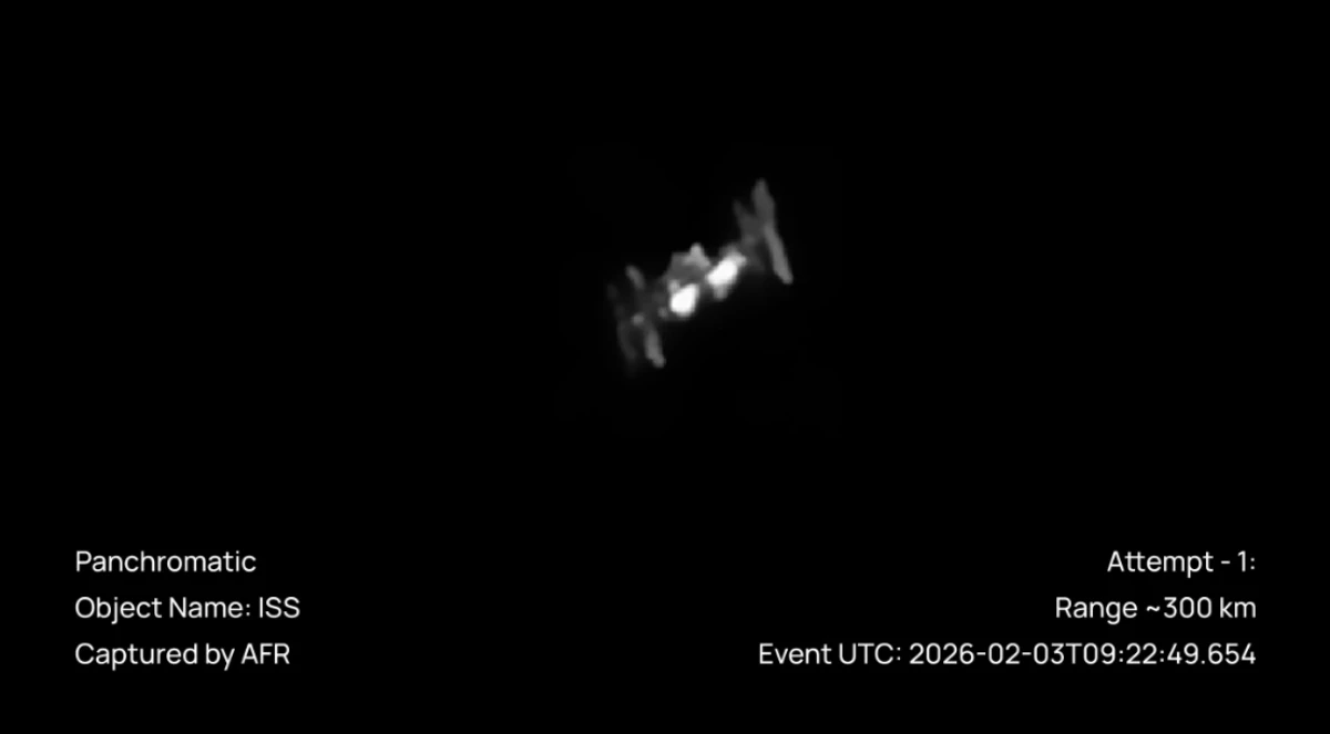 Hyderabad-based Azista Space Industries Captures ISS from the Orbit!