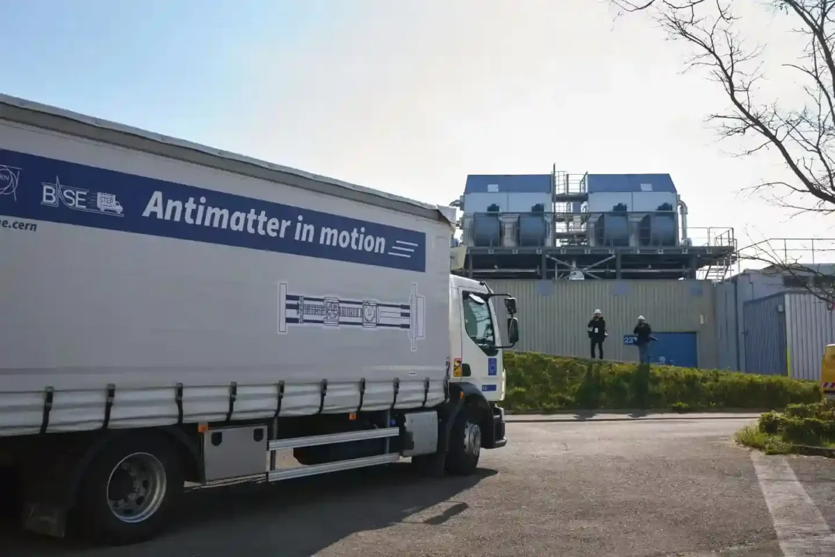 CERN moves antimatter on a truck for the first time, proving safe transport of antimatter is possible!