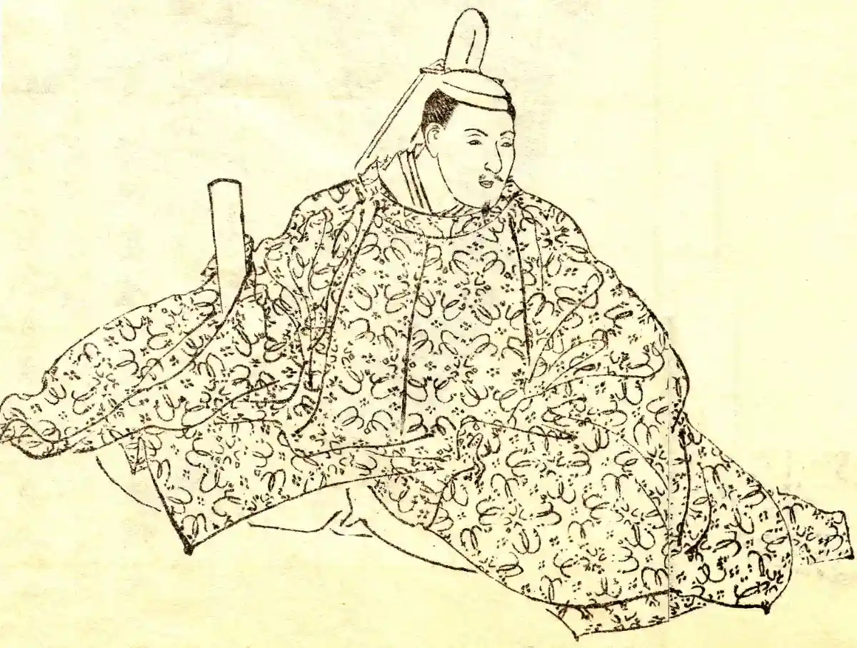 Illustration of Fujiwara no Teika.